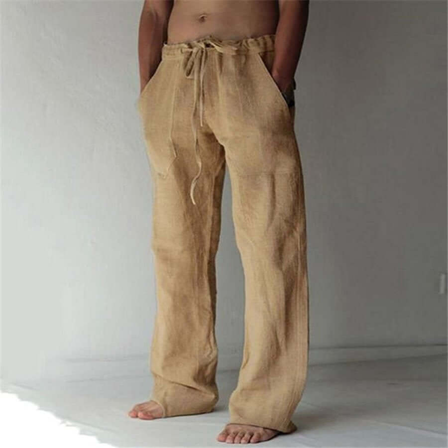 Linen Leisure Trousers for Men