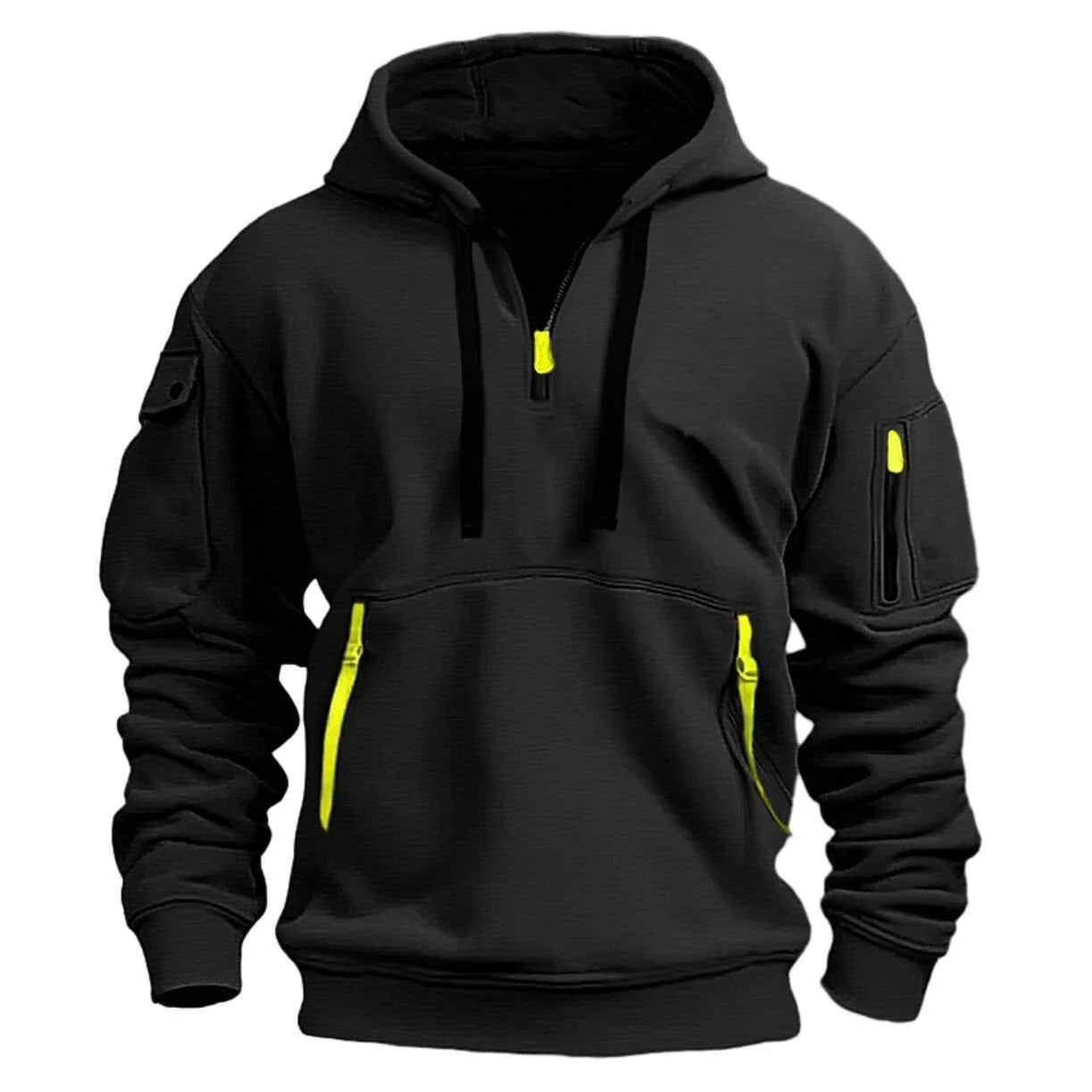 Unisex Half-Zip Hoodie For Men