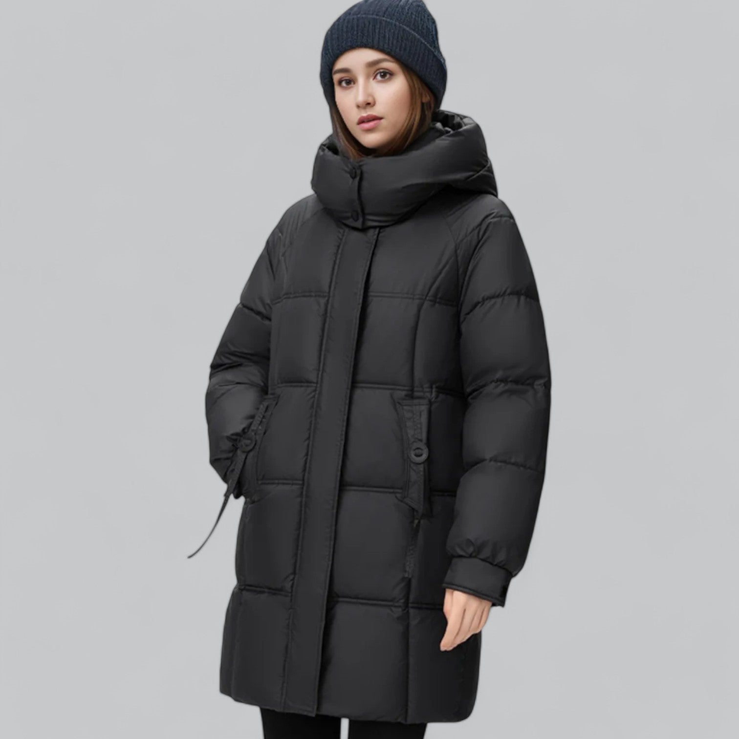 Winter Parka Coat Hood for Women