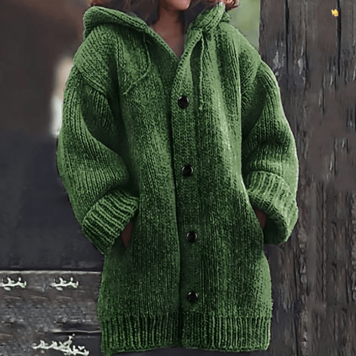 Long Hooded Jacket for Women Cozy Design