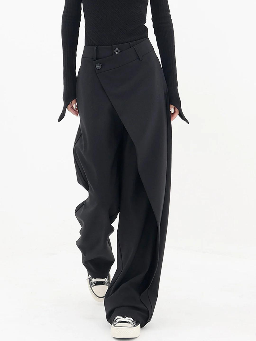 Women's Asymmetrical Baggy Trousers