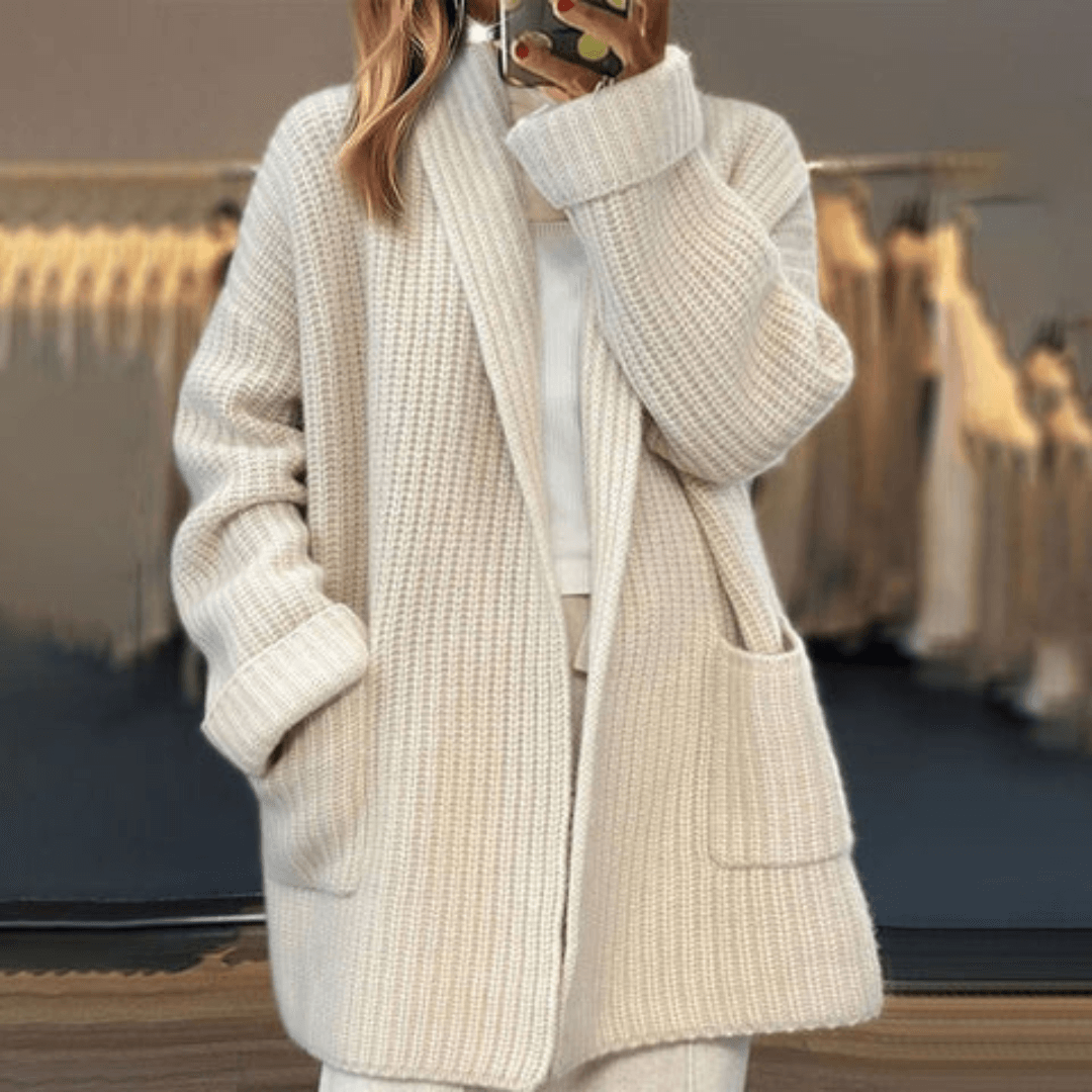 Long Knitted Cardigan for Women