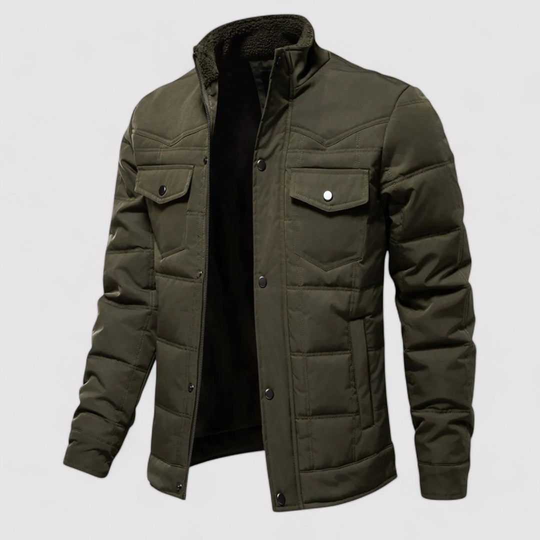 Men's Warm Pocket Winter Jacket