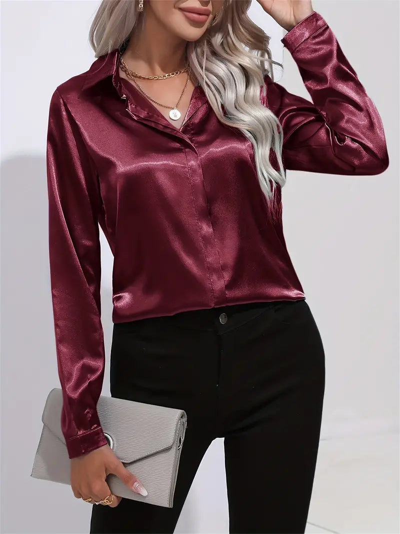 Casual Long-Sleeved Shirt For Women