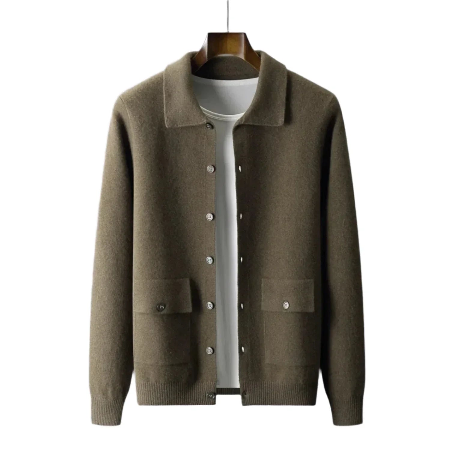 Men's Cashmere Wool Cardigan