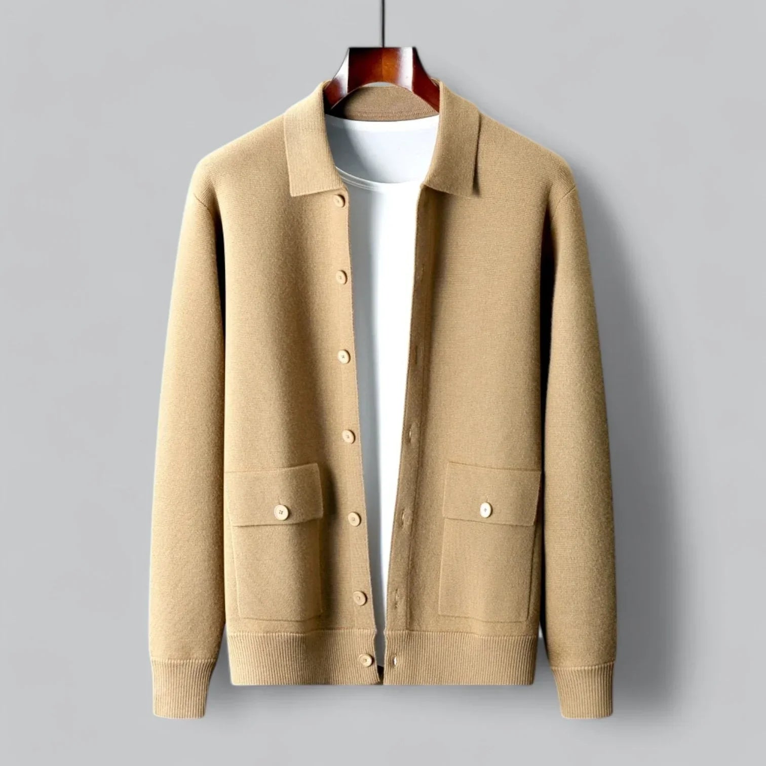 Men's Cashmere Wool Cardigan