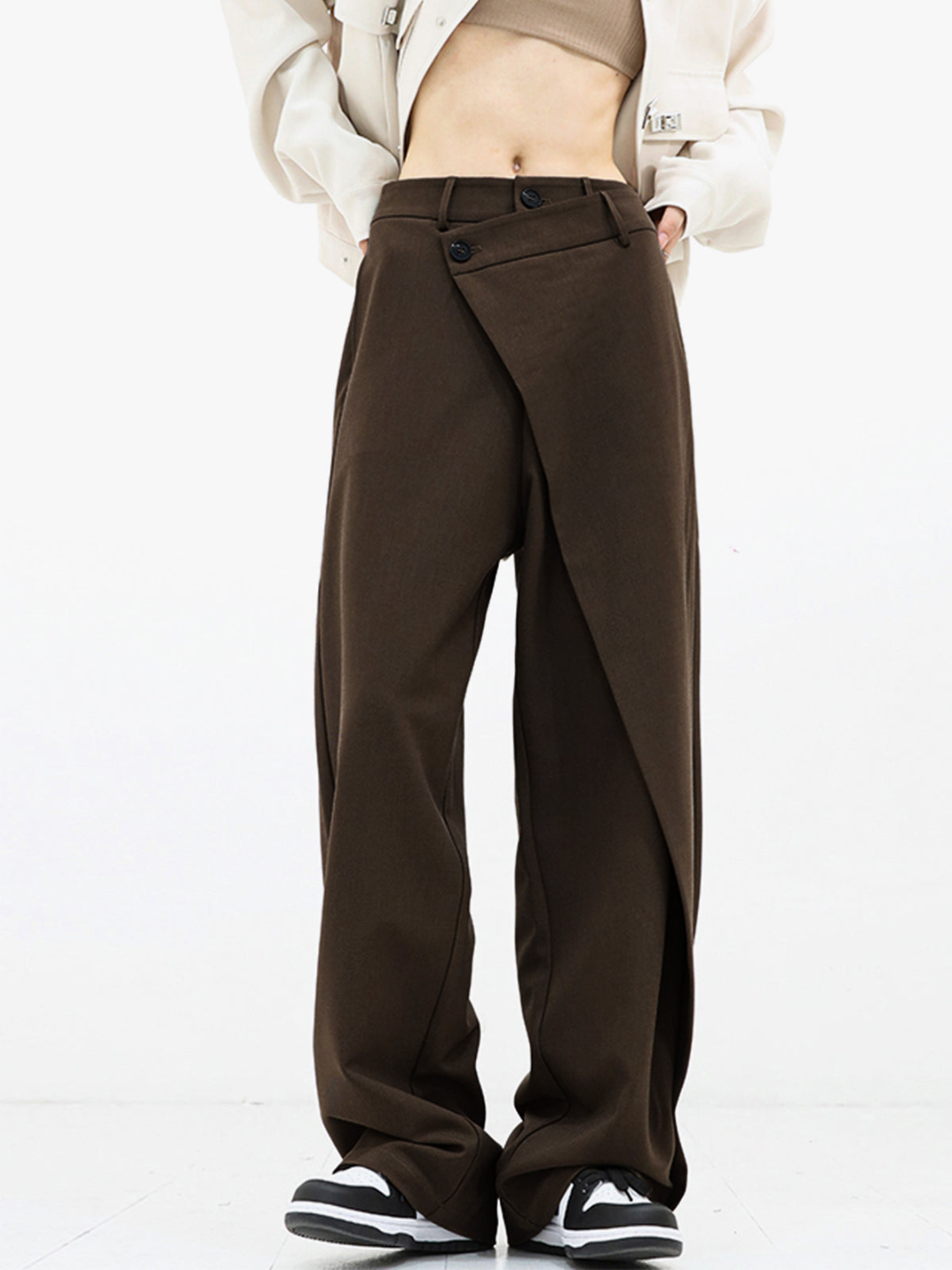 Women's Asymmetrical Baggy Trousers