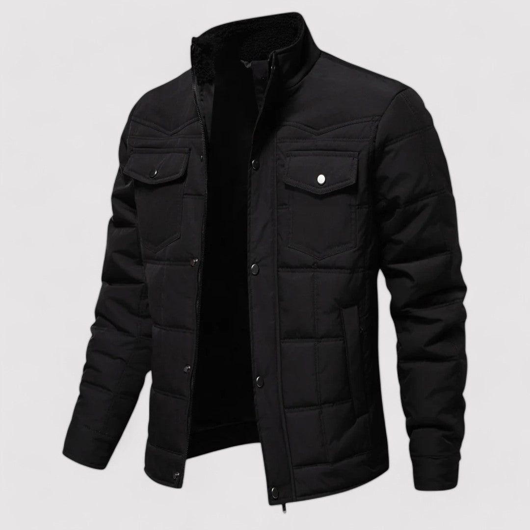 Men's Warm Pocket Winter Jacket