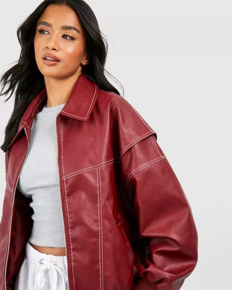 Women's Stylish Leather Jacket