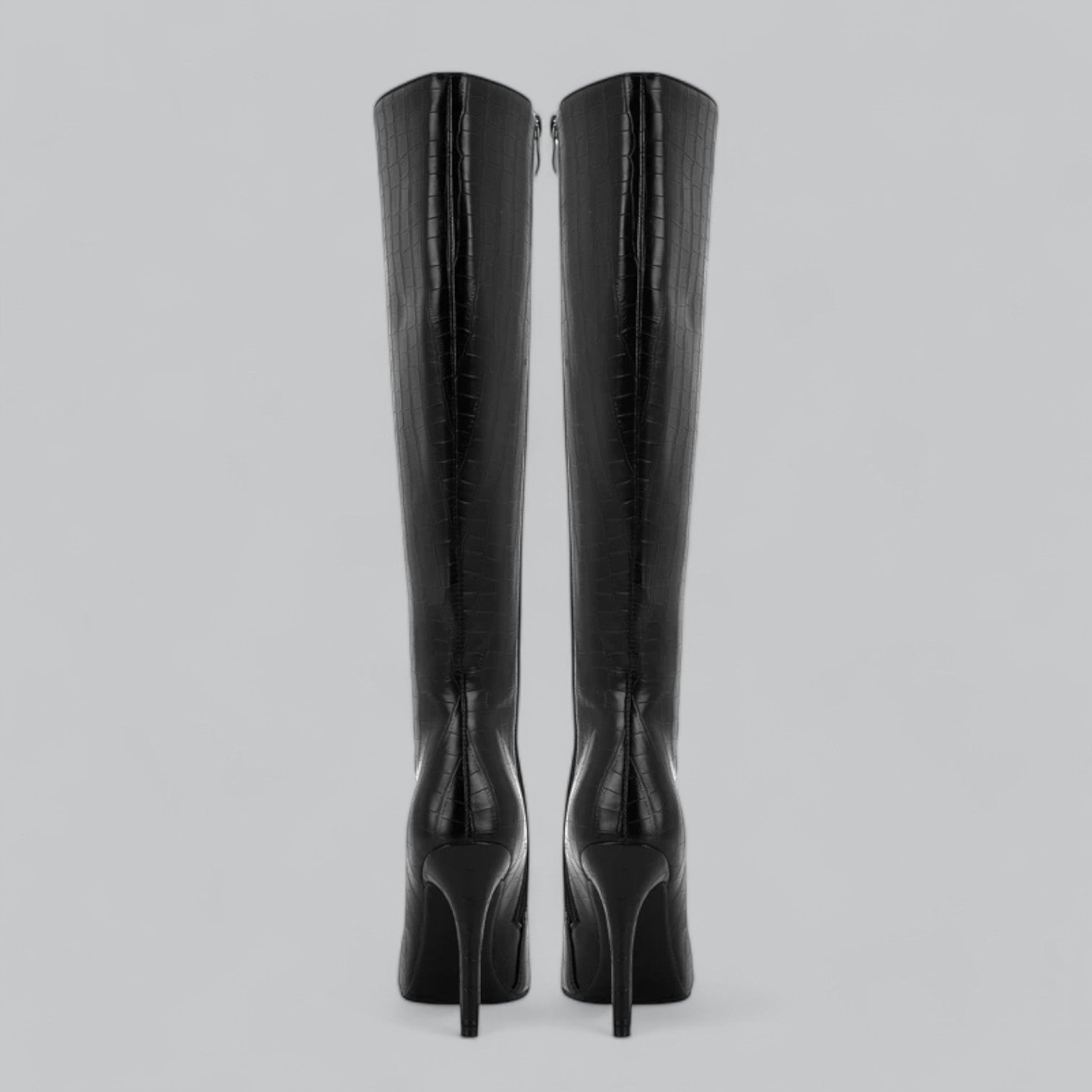 High Heel Leather Boots For Women