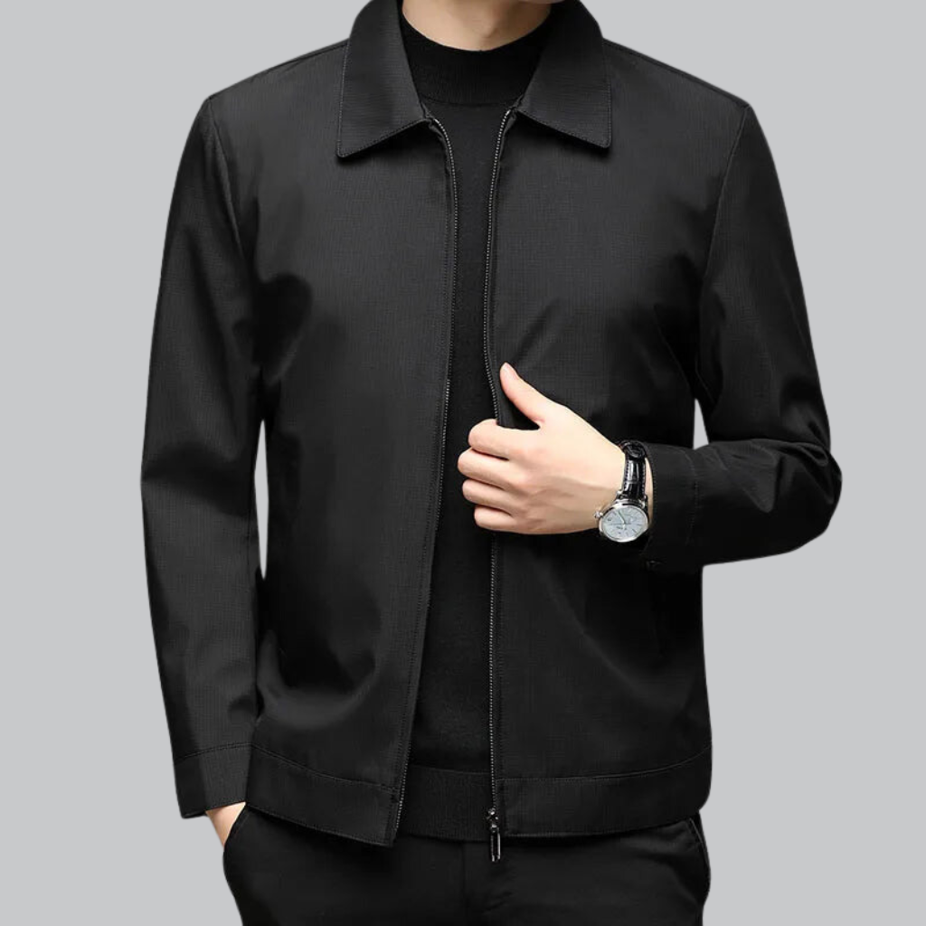 Business Fit Buttoned Jacket for Men