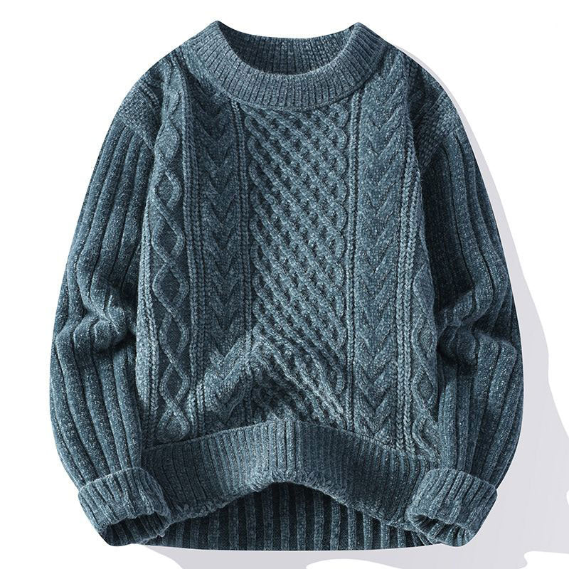 Liam - Cable-Knit Sweater - Cozy Texture and Warmth in Style