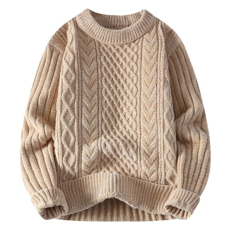 Liam - Cable-Knit Sweater - Cozy Texture and Warmth in Style