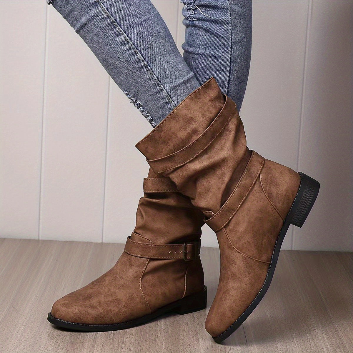 Vintage Western Ankle Boots For Women