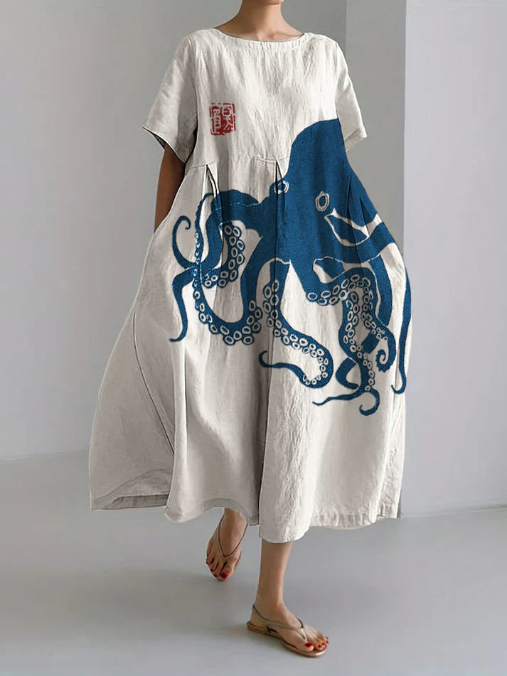 Linen Long Dress For Women