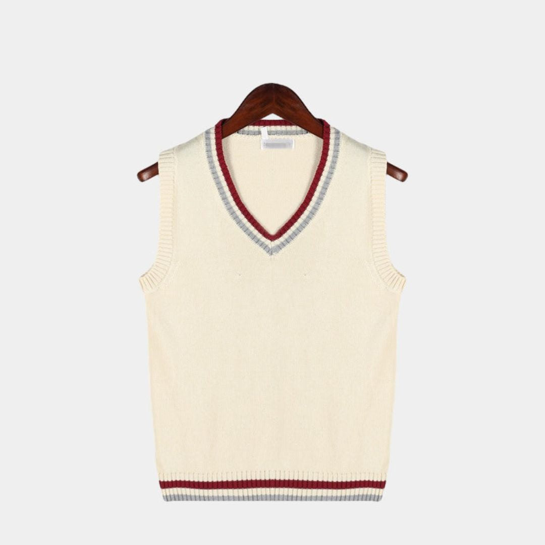 Men's Knitted V-Neck Sweater Vest