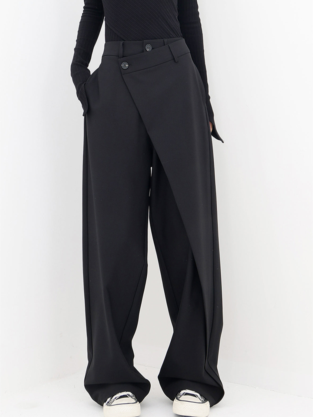 Women's Asymmetrical Baggy Trousers