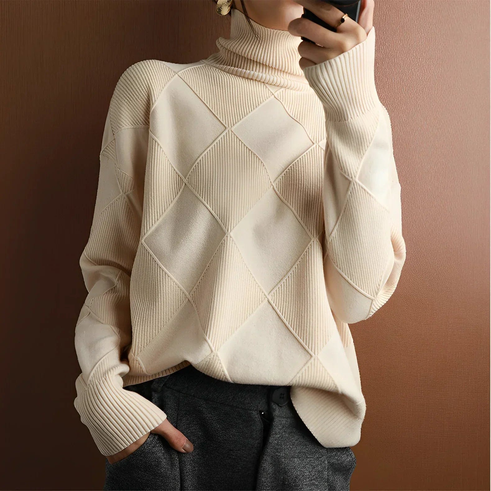 Women's Soft Turtleneck Sweater