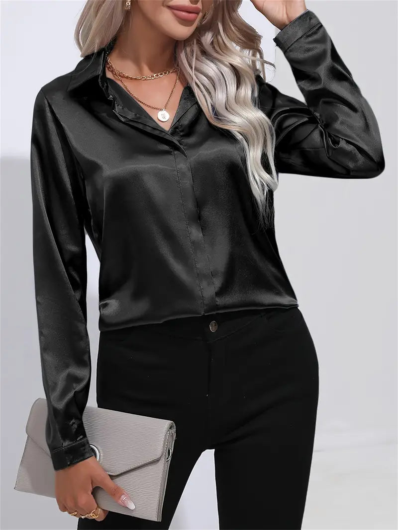 Casual Long-Sleeved Shirt For Women