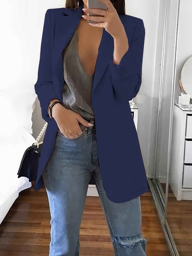 Women's Stylish Long Sleeve Blazer