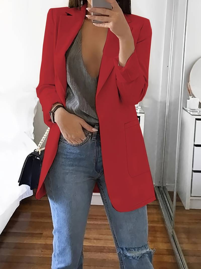 Women's Stylish Long Sleeve Blazer