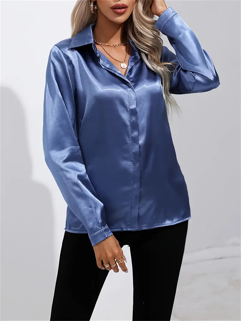 Casual Long-Sleeved Shirt For Women