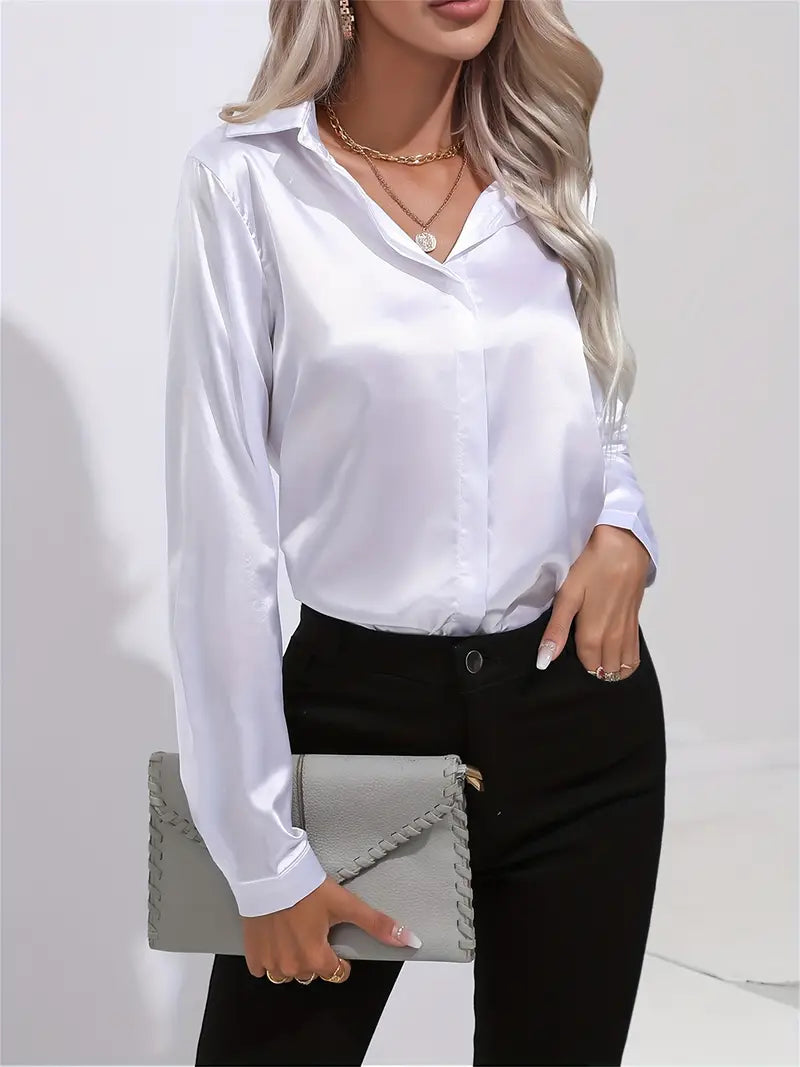 Casual Long-Sleeved Shirt For Women