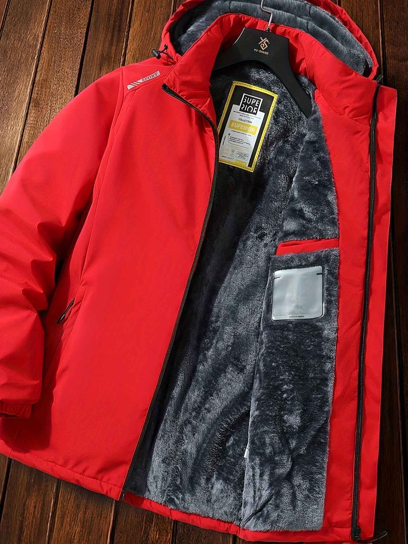 Men's Fleece Lined Puffer Jacket