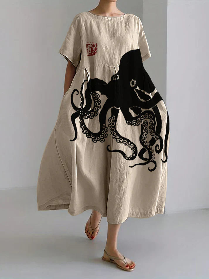 Linen Long Dress For Women