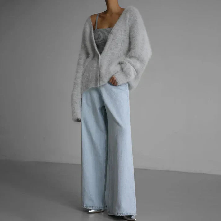 Cashmere Blend Cardigan for Women