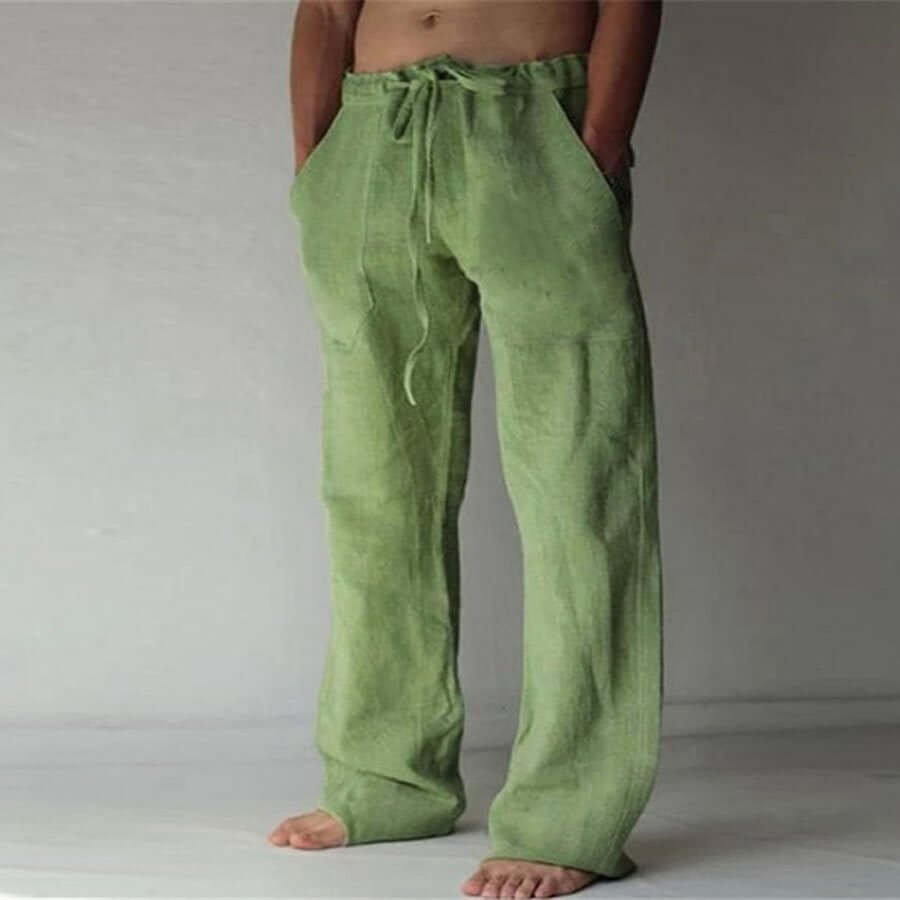 Linen Leisure Trousers for Men