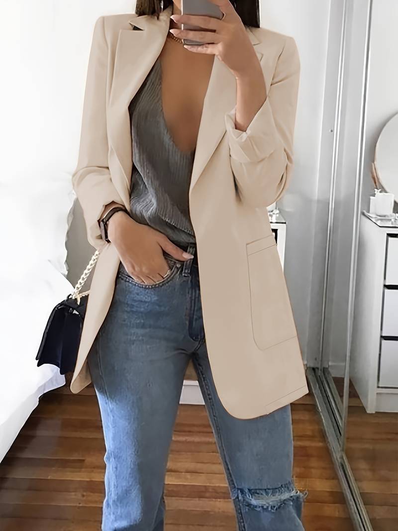 Women's Stylish Long Sleeve Blazer