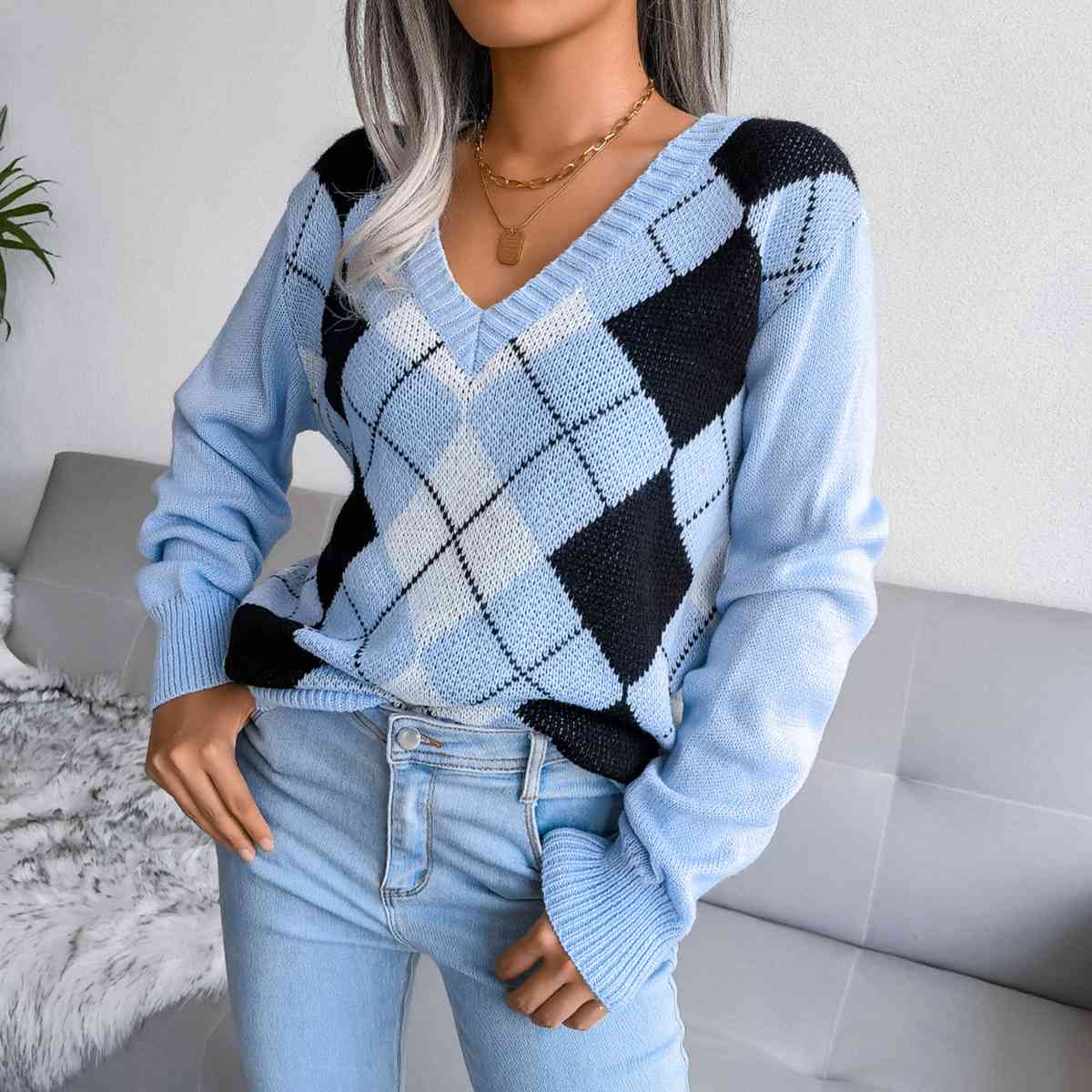 Soft V-Neck Women's Sweater