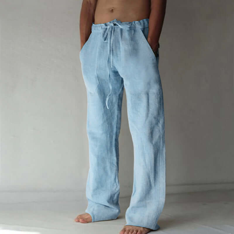 Linen Leisure Trousers for Men