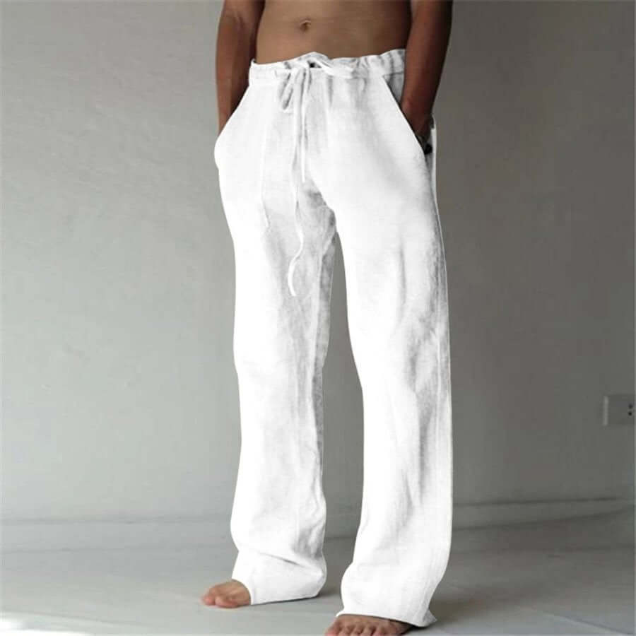 Linen Leisure Trousers for Men