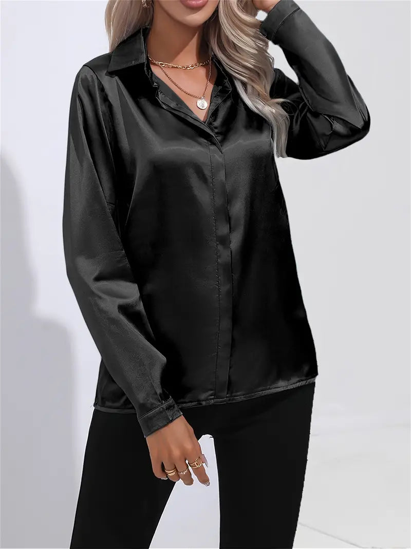 Casual Long-Sleeved Shirt For Women