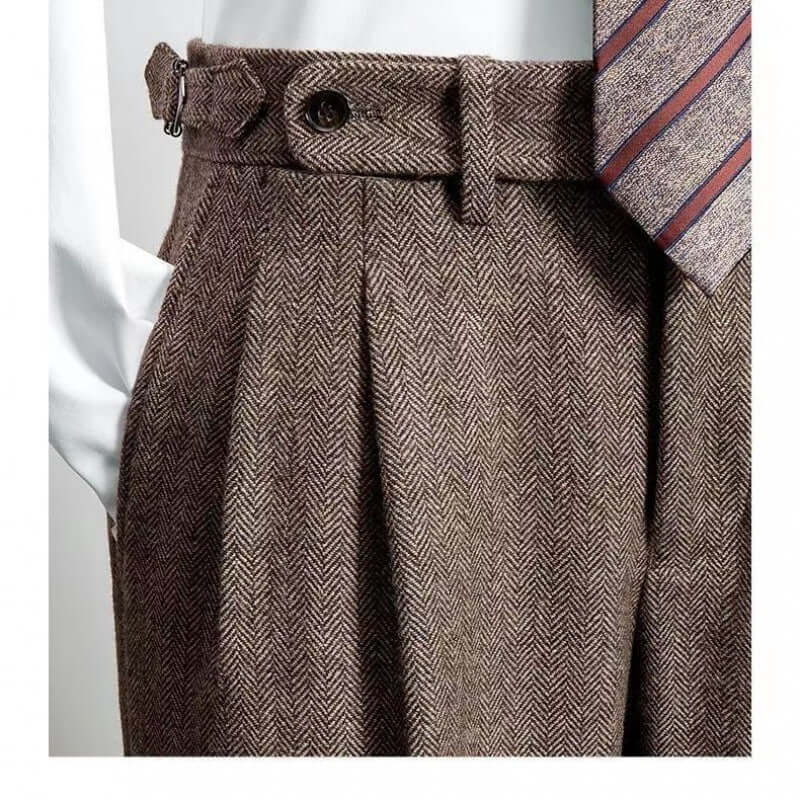 Tweed Casual Trousers for Men