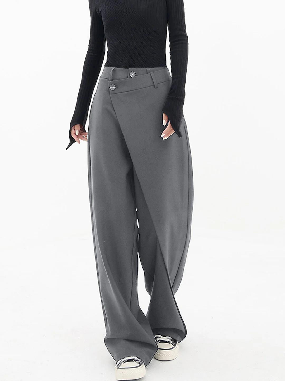 Women's Asymmetrical Baggy Trousers