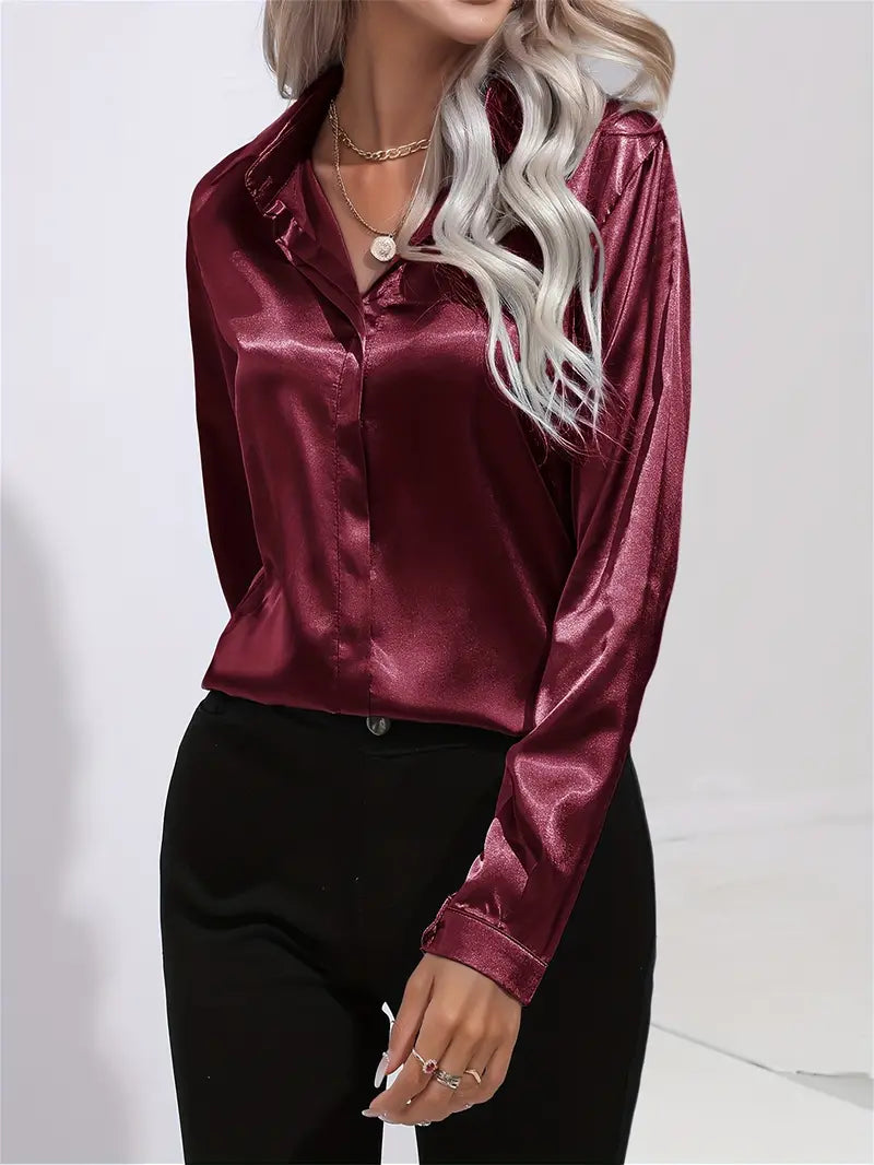 Casual Long-Sleeved Shirt For Women