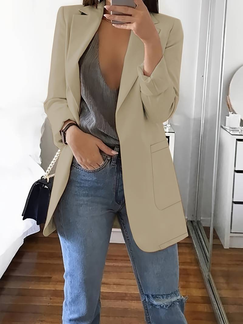 Women's Stylish Long Sleeve Blazer