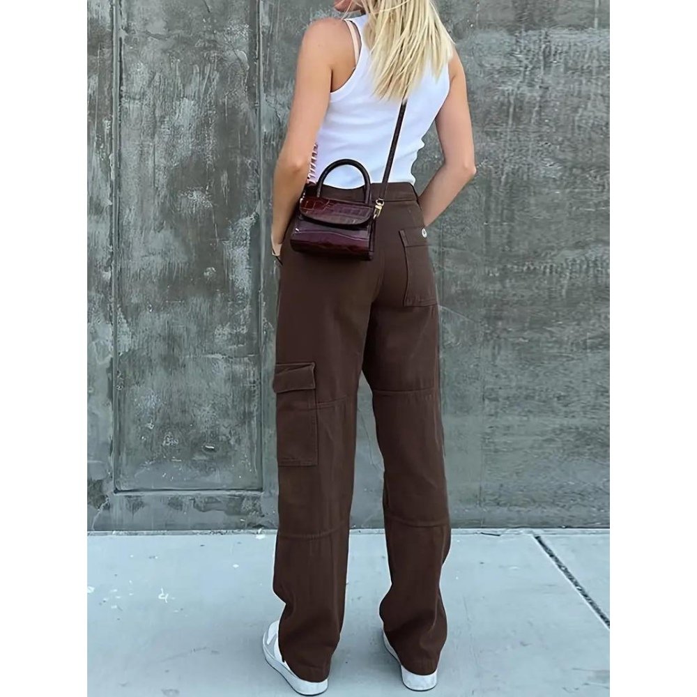 Women's High-Quality Cotton Cargo Pants