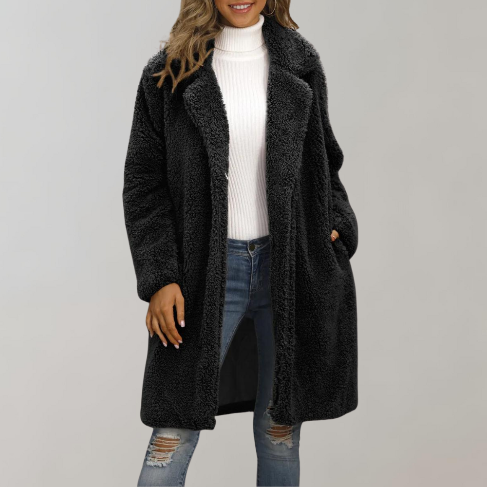 Women's Long Fluffy Winter Coat