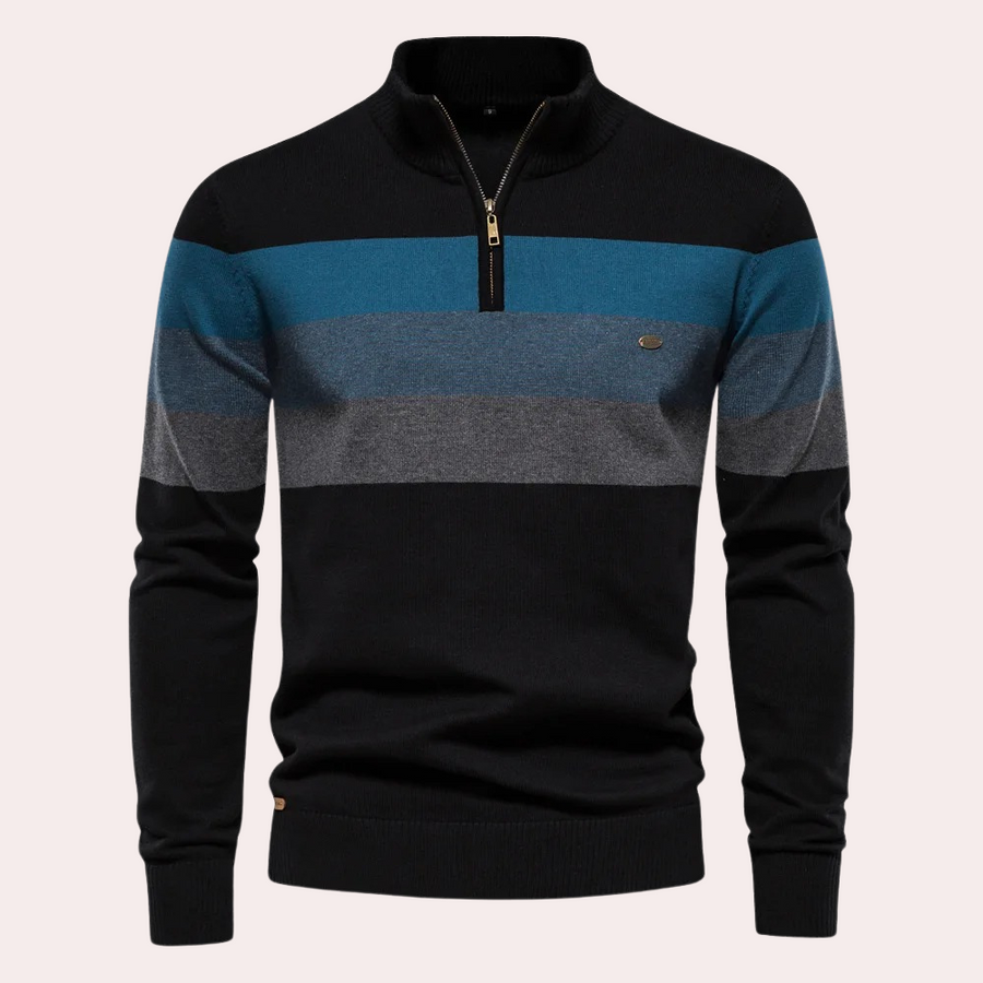 Trendy Striped Sweater for Men