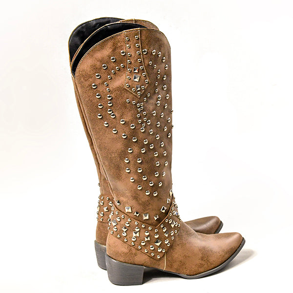 Women's Vegan Leather Western Cowboy Boots