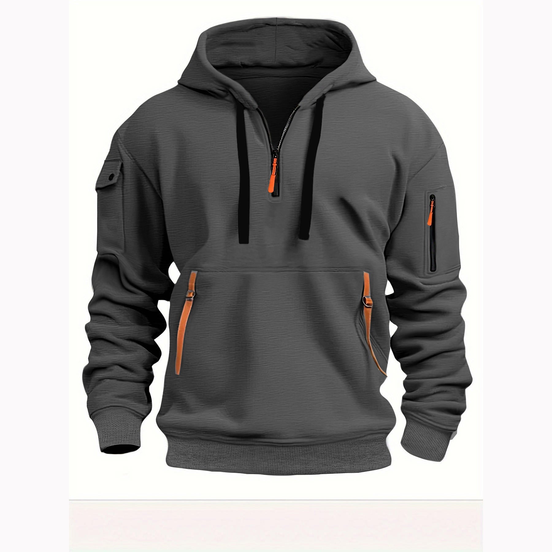 Unisex Half-Zip Hoodie For Men