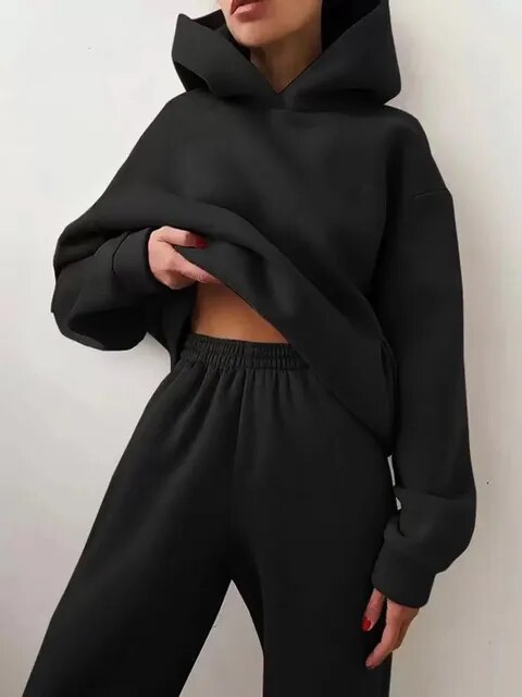 Women's hoodie and jogging set