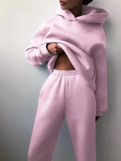 Women's hoodie and jogging set