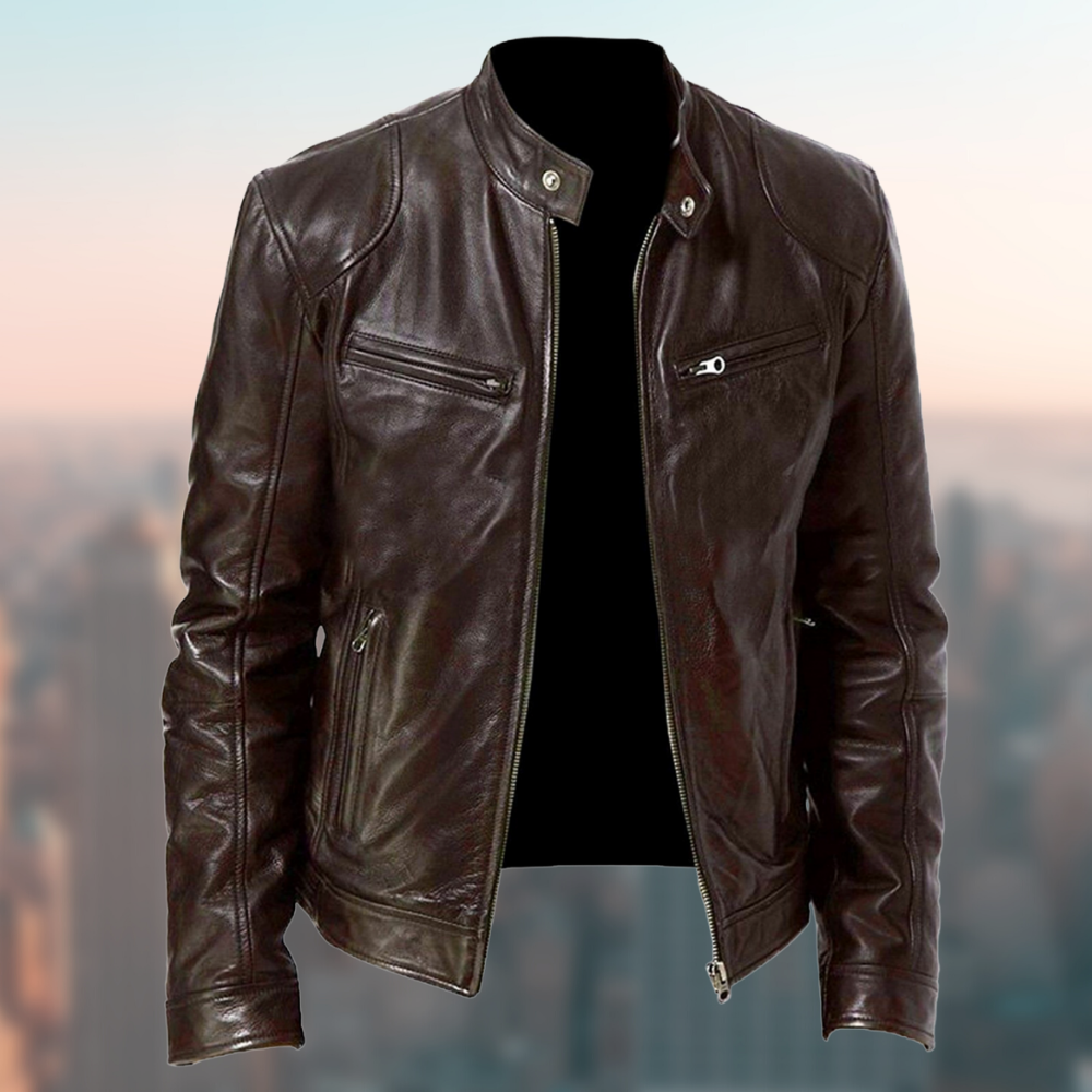 Men's Elegant Leather Jacket