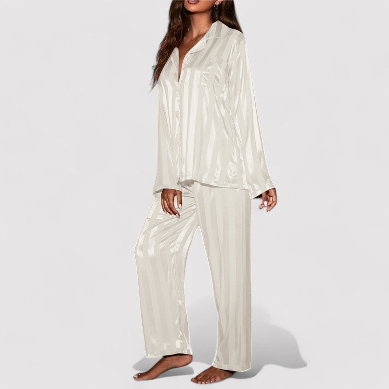 Women's Stylish Silk Pyjama Set