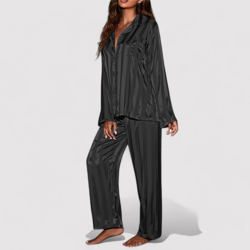 Women's Stylish Silk Pyjama Set